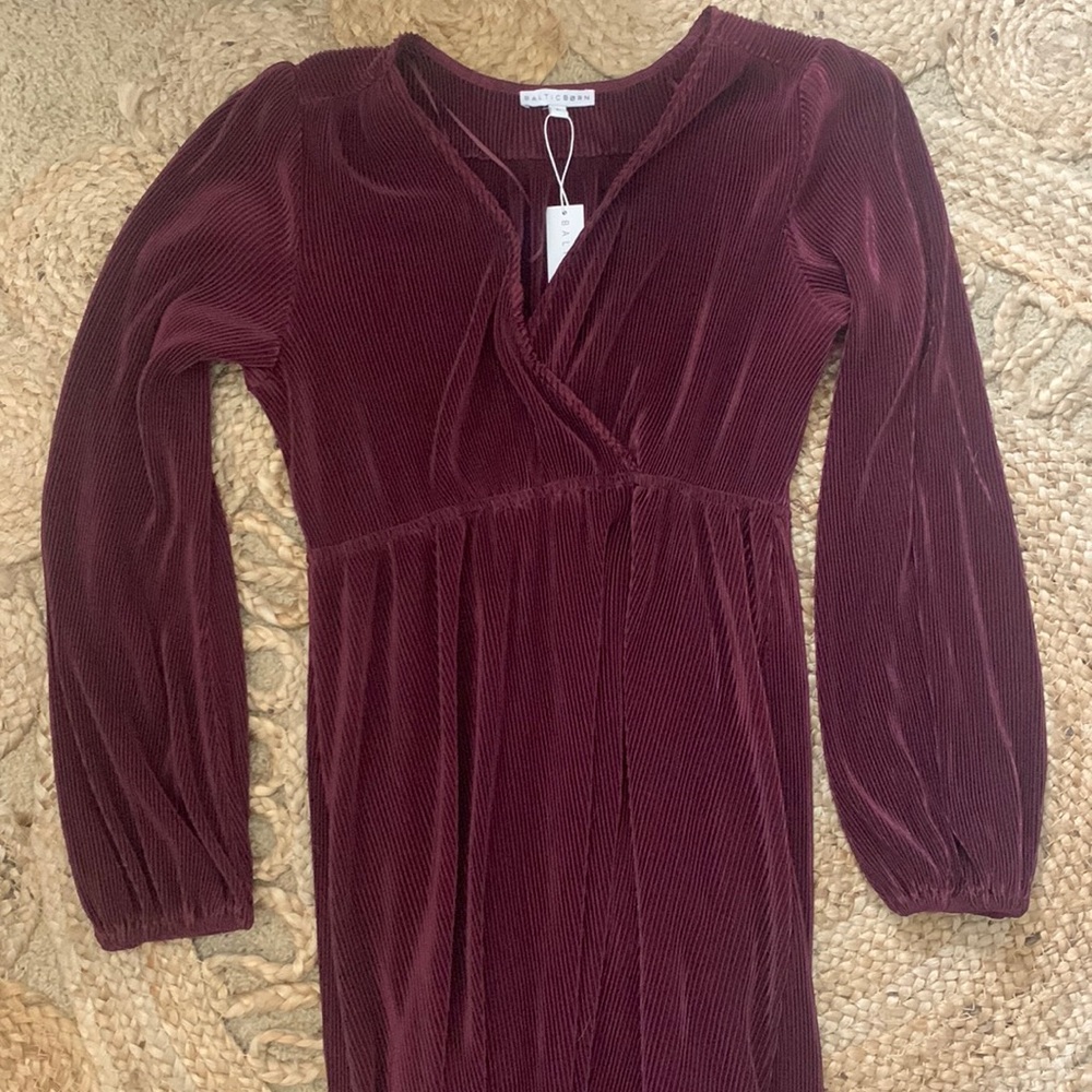 Long dress. Burgundy. Baltic born brand. Size large.